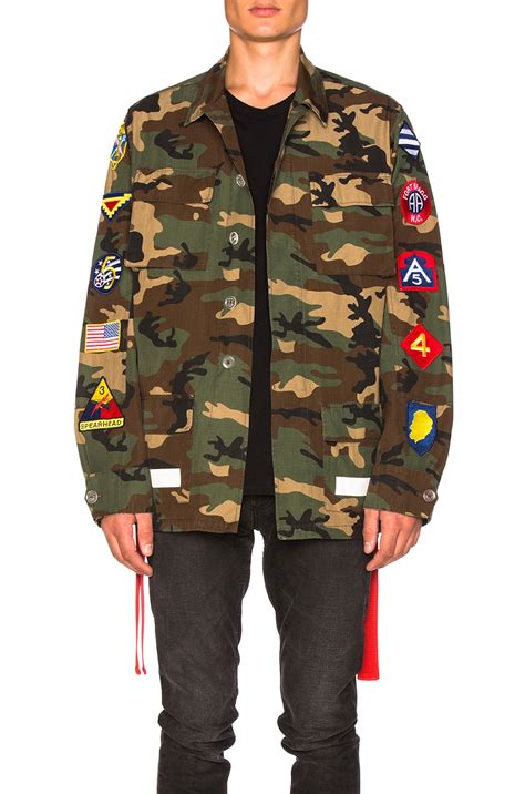 off white camouflage jacket replica|false off white clothing.